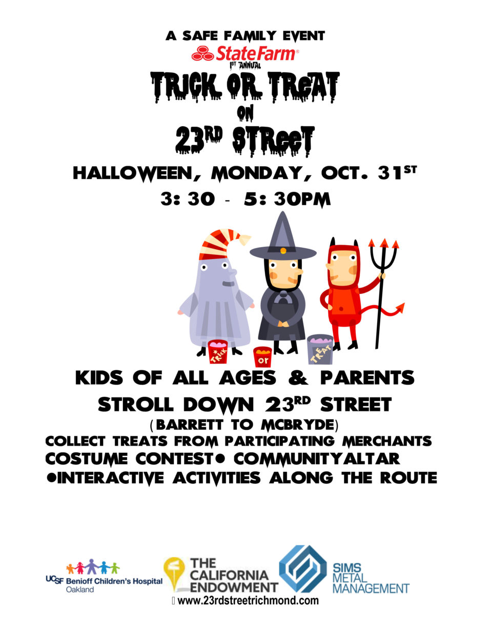Trick OR Treat on 23RD Street Richmond Chamber of Commerce